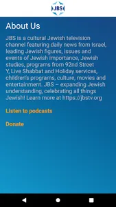 JBS -Jewish Broadcasting Serv. screenshot 1