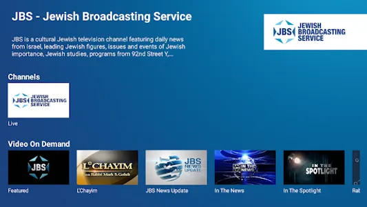 JBS -Jewish Broadcasting Serv. screenshot 22