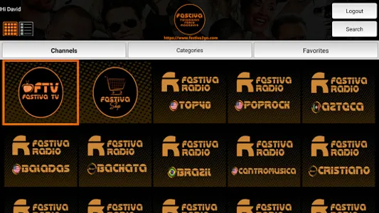 Festiva TV & Radio for Android screenshot 1