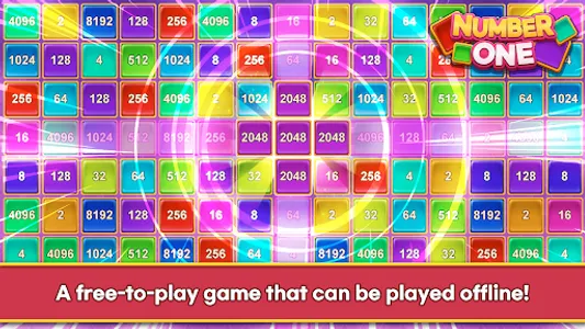 Number One - 2048 Merge Game screenshot 8