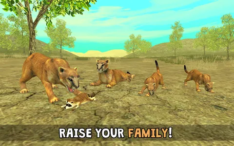 Wild Cougar Sim 3D screenshot 1