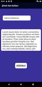 Şifreli Not Defteri AES Koruma screenshot 6
