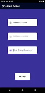 Şifreli Not Defteri AES Koruma screenshot 7