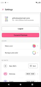 Turnario - Turnos de trabajo screenshot 10