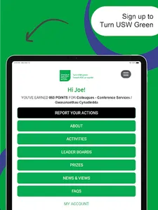 Turn USW Green screenshot 3