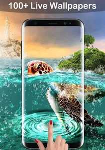 🐢 Sea Turtle Lock Screen Live screenshot 0