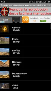 Biblia Audio en Español screenshot 2