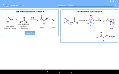 Organic Reactions screenshot 12