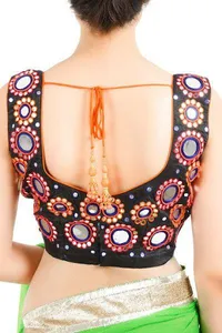 Mirror Work Blouse Designs screenshot 3