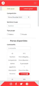 Porra Mundial 2022 screenshot 3