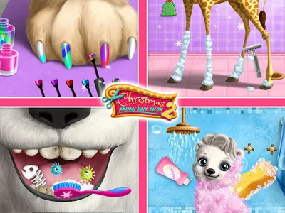 Christmas Animal Hair Salon 2 screenshot 12