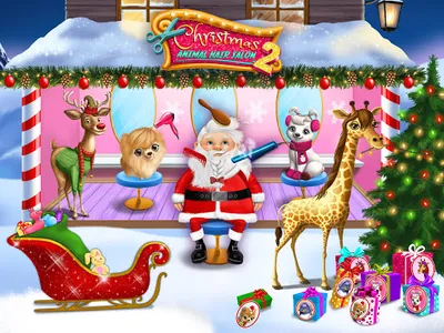 Christmas Animal Hair Salon 2 screenshot 17