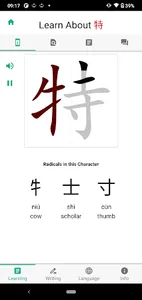 Learn Chinese Strokes screenshot 1