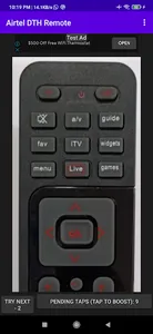 Airtel DTH remote screenshot 2