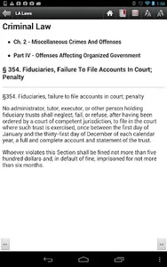 Louisiana Laws (LA State law) screenshot 4