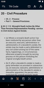 Tennessee Statutes Laws (TN Co screenshot 4