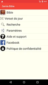 La Sainte Bible en français screenshot 0