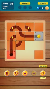 Unroll Puzzle : Slide Tiles screenshot 1