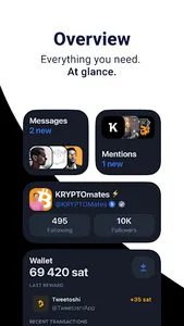 Tweetoshi - Twitter & Bitcoin screenshot 4