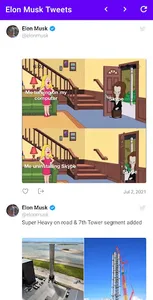 Elon Musk Tweets App screenshot 2