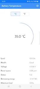 Battery Temperature screenshot 2