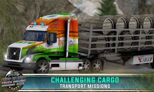 Euro Truck Transport Cargo Sim screenshot 4