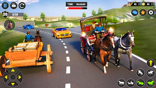 Horse Cart Transport Taxi Game screenshot 15