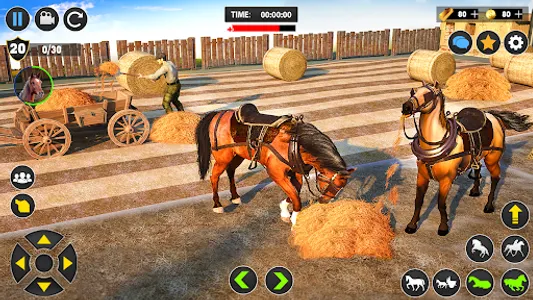 Horse Cart Transport Taxi Game screenshot 16