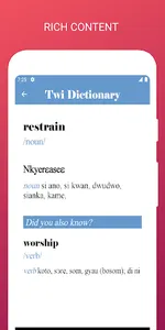 Twi Dictionary screenshot 2