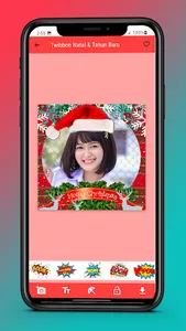 Twibbon Natal dan Tahun Baru screenshot 1