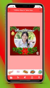 Twibbon Natal dan Tahun Baru screenshot 4