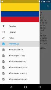 Constitución de Colombia screenshot 0