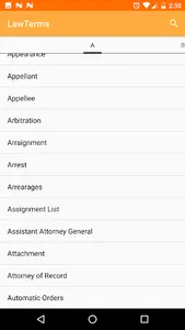 Legal Dictionary screenshot 1