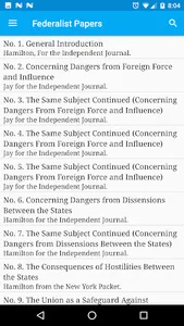 The Federalist Papers screenshot 1