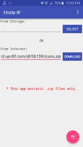Unzip it! screenshot 2