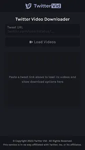 Twitter Video Downloader screenshot 0