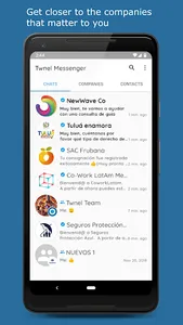 Twnel Messenger screenshot 1