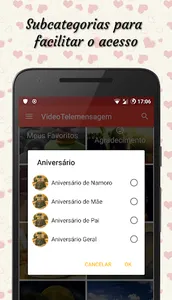 Vídeo Telemensagem: mensagens  screenshot 2