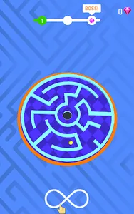 Maze rotating ball puzzle 3D l screenshot 4