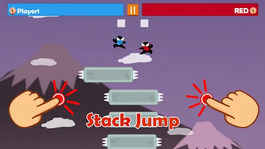 Jumping Ninja Party 2 Player screenshot 13