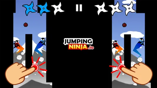 Jumping Ninja Party 2 Player screenshot 16