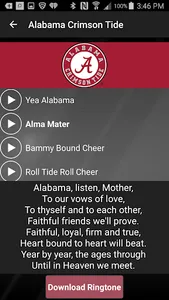 ALABAMA FIGHTSONGS - OFFICIAL screenshot 1