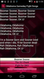 Oklahoma Sooners Ringtones screenshot 4