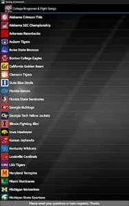 COLLEGE FIGHTSONGS OFFICIAL screenshot 11