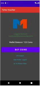 Tyme Voucher screenshot 0