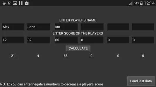 Game Score screenshot 2