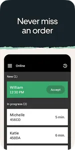 Uber Eats Orders screenshot 1