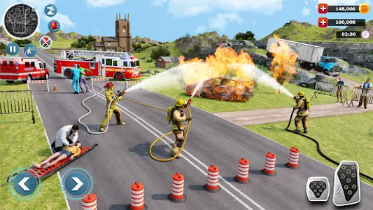 Firefighter :Fire Brigade Game screenshot 11