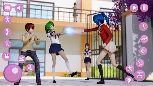 Anime School Girl Simulator 3D screenshot 10