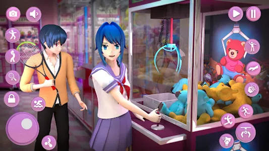 Anime School Girl Simulator 3D screenshot 11